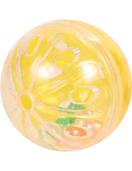 Pelotas Sonajero Plástico 4.5 cm 4 unidades | Juguete para Gatos Activos

