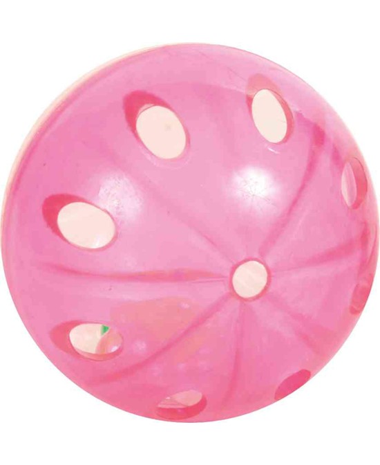 Pelotas Sonajero Plástico 4.5 cm 4 unidades | Juguete para Gatos Activos

