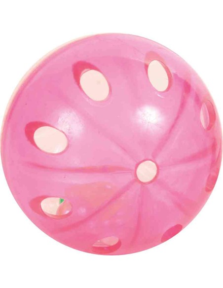 Pelotas Sonajero Plástico 4.5 cm 4 unidades | Juguete para Gatos Activos


