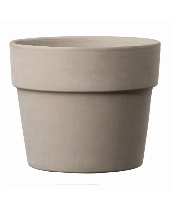Maceta Vaso Perfecto Grafito 29cm | Maceta de Terracota Hecha a Mano para Interior y Exterior


