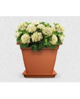 MACETA CUADRADA MEDITERRANEA 40CM. TIERRA