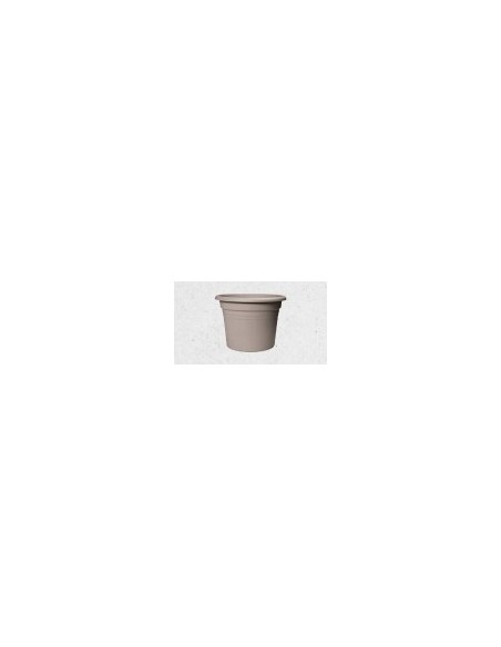 MACETERO CILINDRO 25CM TAUPE