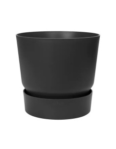 MACETA  GREENVILLE REDONDO 40CM NEGRO