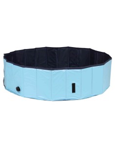 PISCINA PARA PERRO 120X30CM AZUL OSCURO