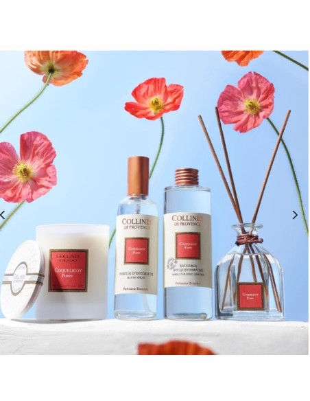 Perfume de Interior 100ml Amapola Fragancia Floral para Hogar y Oficina