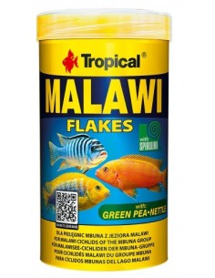 Malawi 1000ML - Alimento granulado para cíclidos herbívoros del Lago Malawi