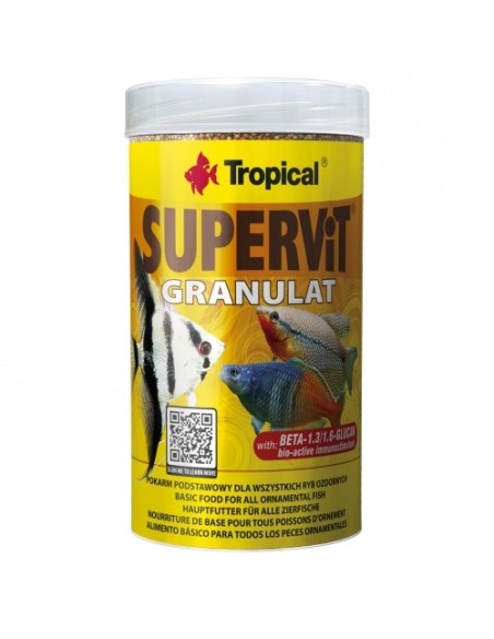 SUPERVIT GRANULAT 100ML alimento premium en gránulos para peces tropicales