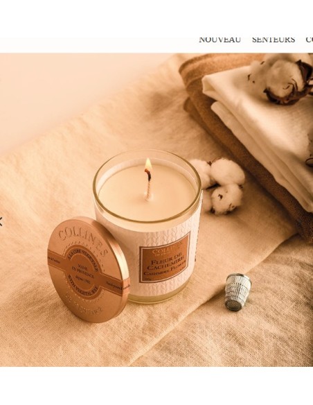 VELA PERFUMADA 180GR. FLOR CACHEMIRE