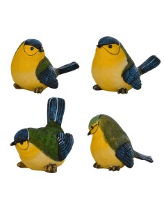 Pajarito 9,4x13,2x12,6 cm | Adorno Decorativo para Hogar y Jardín