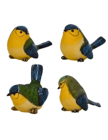 Pajarito 9,4x13,2x12,6 cm | Adorno Decorativo para Hogar y Jardín