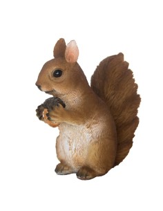 Ardilla Decorativa Talla S Diseño Realista para Hogar y Jardín