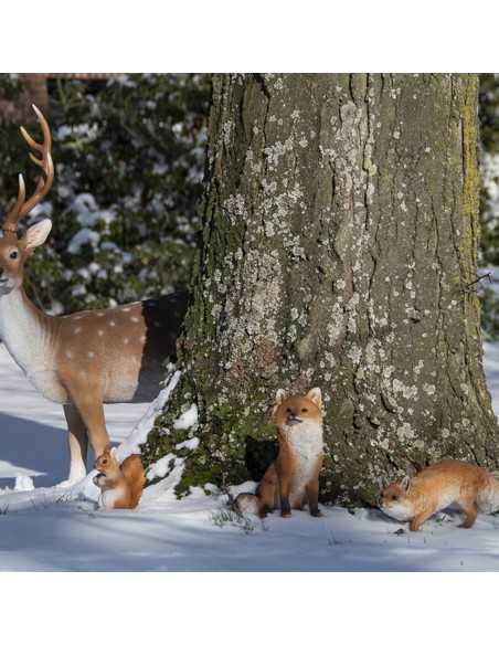 Ardilla Decorativa Talla S Diseño Realista para Hogar y Jardín