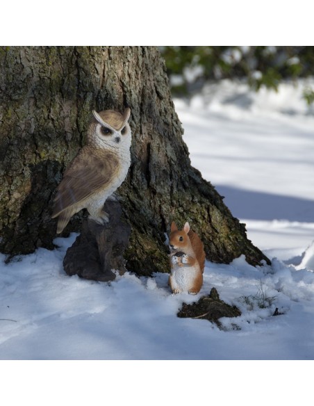 Ardilla Decorativa Talla S Diseño Realista para Hogar y Jardín
