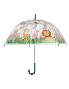 Paraguas Infantil Transparente Jungla | Protección y diversión bajo la lluvia 2