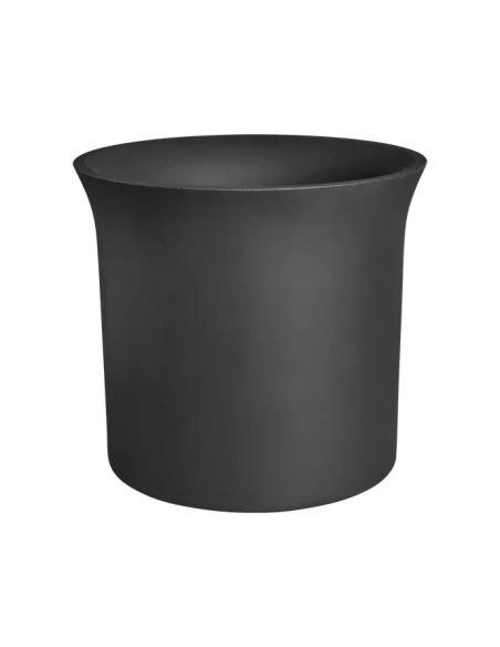 MACETA TULIPAN DE JUNIO 40CM NEGRO