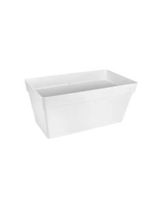 JARDINERA CON RUEDAS LOFT TERRACE 70CM  BLANCO 2