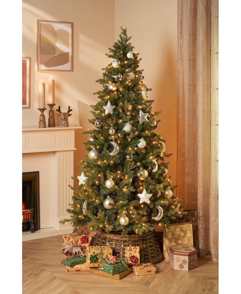 Pino Atmore Verde 185 cm Árbol de Navidad Artificial Realista y Compacto