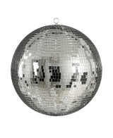 Bola Espejo Plata 50 cm | Adorno Decorativo Moderno y Resistente