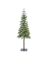 Pino Lodge 90L Verde y Blanco Cálido - Árbol Artificial Navideño 90 cm
