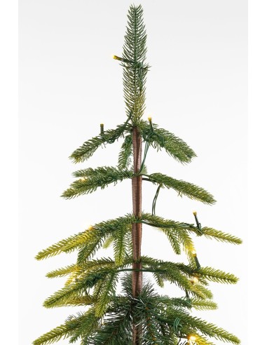 Pino Lodge 90L Verde y Blanco Cálido - Árbol Artificial Navideño 90 cm