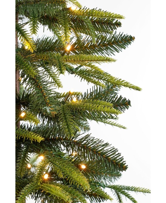 Pino Lodge 90L Verde y Blanco Cálido - Árbol Artificial Navideño 90 cm