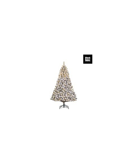 Pino Charlton LED 360L Verde Escarchado con Luces Blanco Cálido  Árbol Navideño Realista