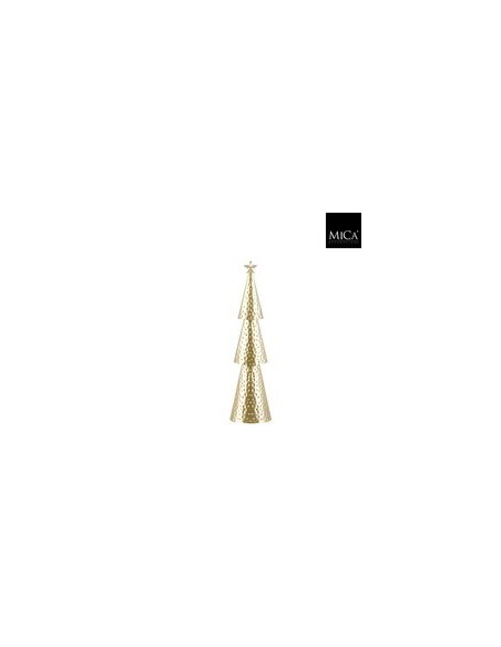 Pino Decorativo Oro 48cm  Decoración Navideña Elegante | Endanea Garden