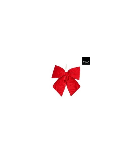 Lazo Rojo Grande 6x30x34 cm | Decoración Festiva para Regalos y Eventos