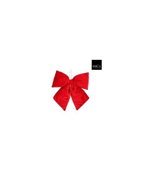 Lazo Rojo Grande 6x30x34 cm | Decoración Festiva para Regalos y Eventos