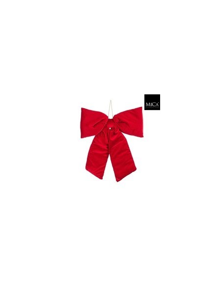 Lazo Rojo Grande 17x39x50 cm | Decoración Elegante para Regalos y Eventos