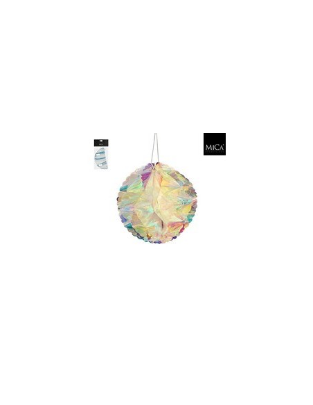 Bola Iridiscente D20cm  Decoración Vibrante y Moderna | Endanea Garden
