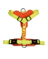 Arnés X-TRM Cronos Neon Flash Limón 25mmx60-100cm | Seguro y Visible para Perros Grandes