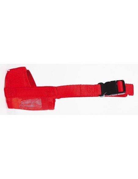 Arnés X-TRM Cronos Neon Flash Rojo 20mmx46-75cm para perros medianos - Endanea Mascotas