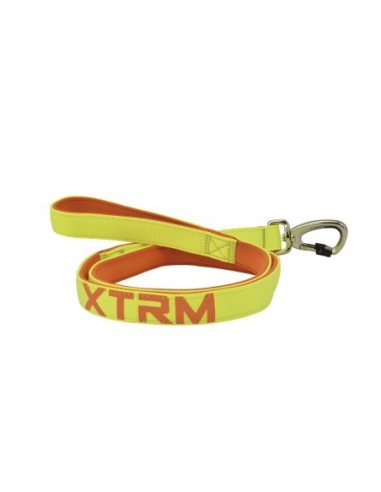 Correa XTRM Neon Flash Limón 25mm x 120cm para Perros Medianos y Grandes Endanea Mascotas