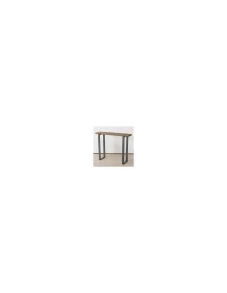 Consola Maximus Madera Reciclada Natural 90 cm  Mueble Ecológico y Rústico