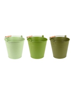 CUBO CON ASSA  TONOS VERDES