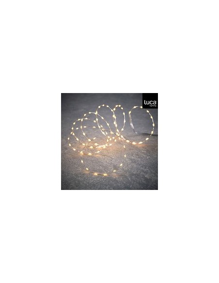 Luces LED Blanco Cálido 90LED con Temporizador L144cm Iluminación Decorativa
