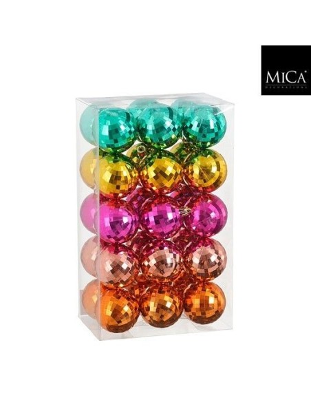 Bolas Irrompibles de Colores para Árbol de Navidad | Endanea Garden
