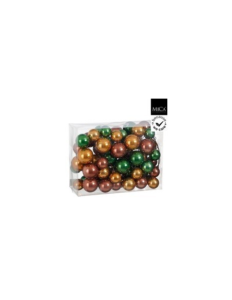Guirnalda L180cm Colores Mix para Decoración Navideña y Festiva
