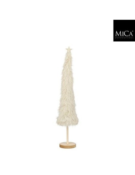 Árbol Blanco L15xW15xH71cm FSC Mix Decoración Navideña Sostenible
