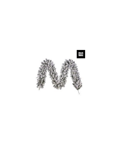 Guirnalda Grimshaw Verde Escarchado 270x25 cm Decoración Navideña