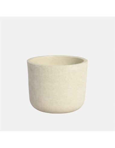 Maceta "Para" Crema 24x20cm | Elegancia y Durabilidad para Interior y Exterior

