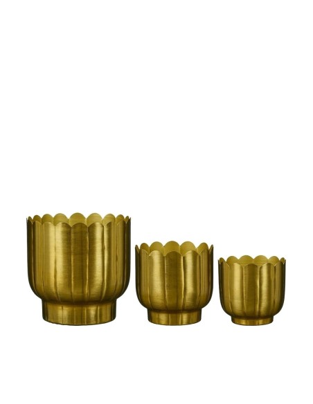 MACETA BARTON  ORO 20X20CM