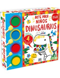 LIBRO DINOSAURIOS ARTE PARA NIÑOS