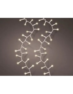 Guirnalda LED 8 Luces Exterior | Iluminación Cálida para Jardín, Terraza y Patio