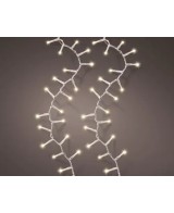 Guirnalda LED 8 Luces Exterior | Iluminación Cálida para Jardín, Terraza y Patio