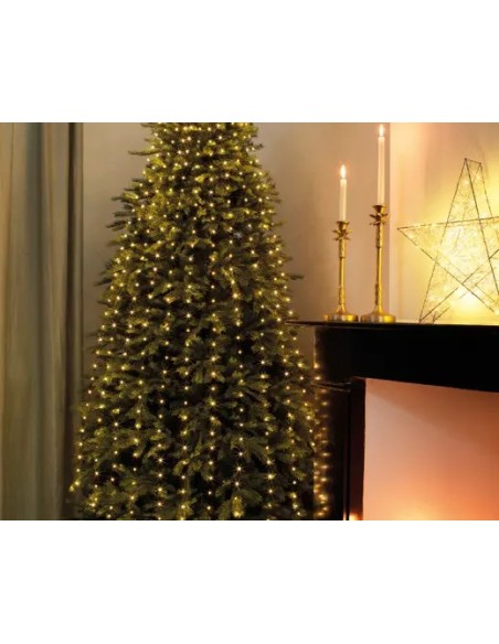 Guirnalda Microluces LED Efecto Centelleante  Iluminación Decorativa Interior y Exterior