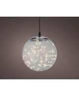 Microbola LED Plástico Colgante Blanco Cálido | Iluminación Decorativa Exterior e Interior