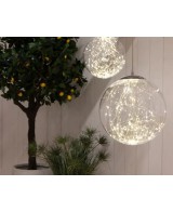 Microbola LED Plástico Colgante Blanco Cálido | Iluminación Decorativa Exterior e Interior