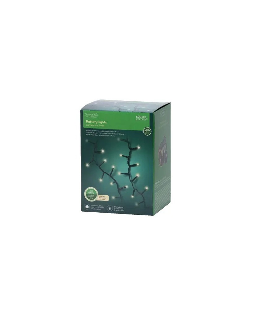 Guirnalda 600 LED Exterior - Iluminación Resistente y Decorativa para Jardín y Terrazas